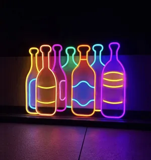 تابلو نیون دیواری طرح نوشیدنی سایز 30در40