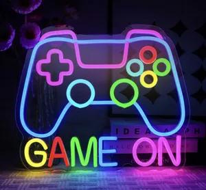 تابلو نیون دسته مناسب گیمینگ سایز 50در50