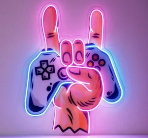 فوتو نیون دیواری مناسب گیمینگ سایز 50در50