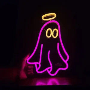 نیون دیواری با طرح روح سایز 50در50