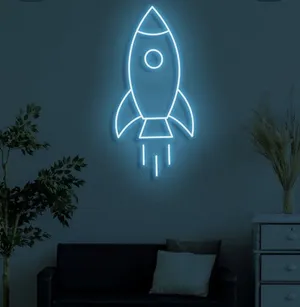 تایلو نیون طرح موشک فضایی سایز 40در50